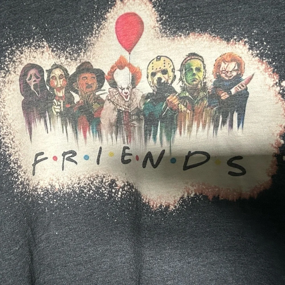 Friends Horror Movie Character Graphic Tee - Picture 2 of 4